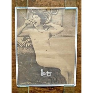 Briar Tie Makers Promo Poster Limited Edition Victorian Nude Smoking VINTAGE (8)